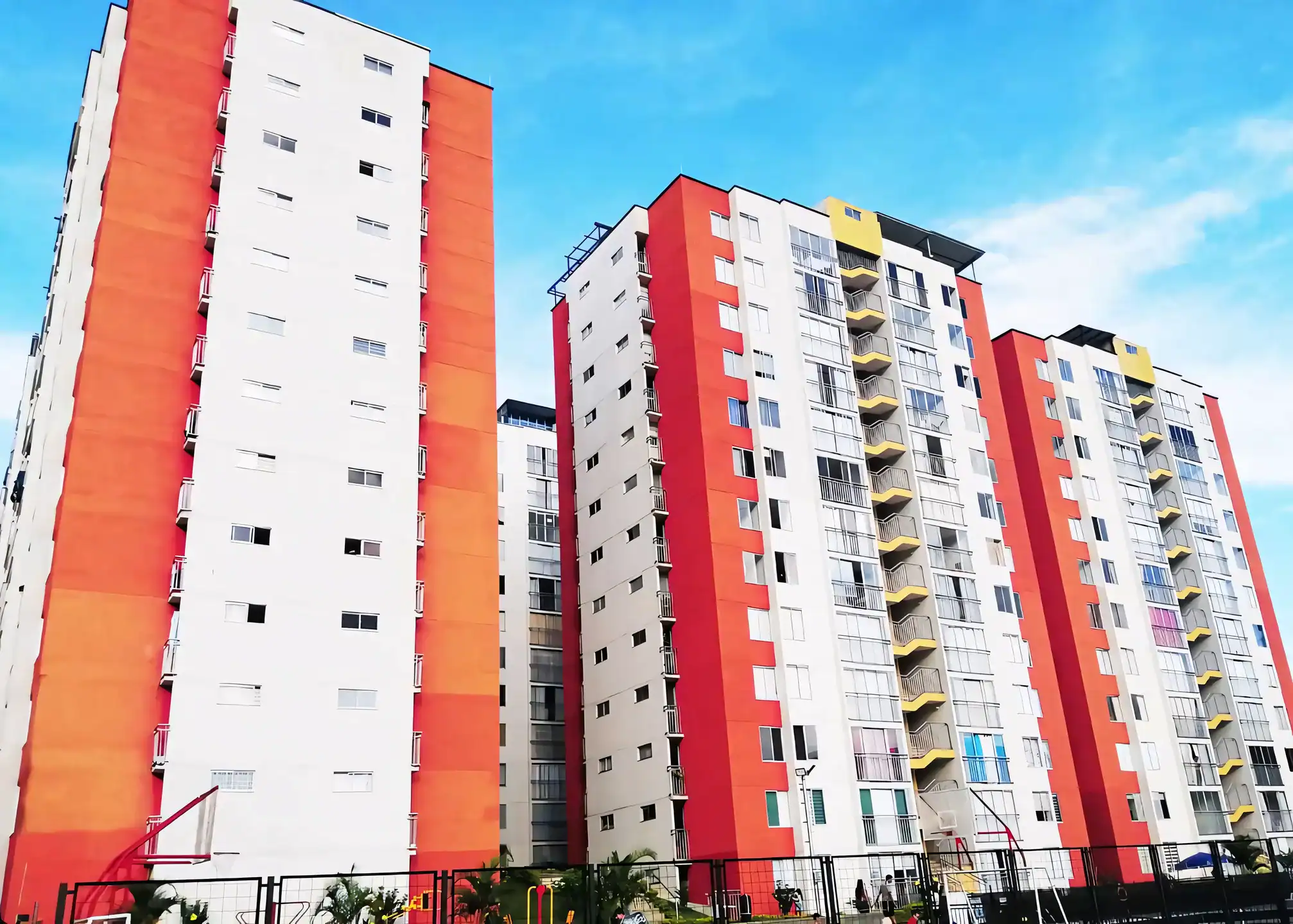Torres residenciales y espacios compartidos en Vizta